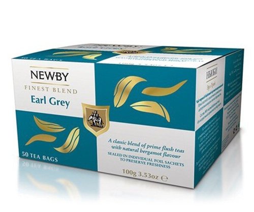 Картинка Черный чай Newby Эрл Грей в пакетиках 50 шт (320060)
