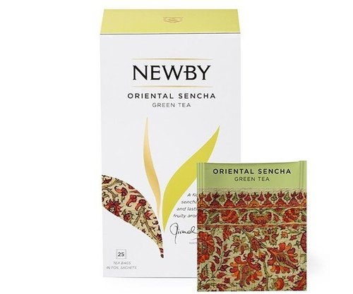 Зображення Зелений чай Newby Східна Сенча в пакетиках 25 шт (310170)