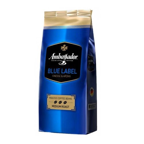 Картинка Кофе в зернах Ambassador Blue Label 1 кг