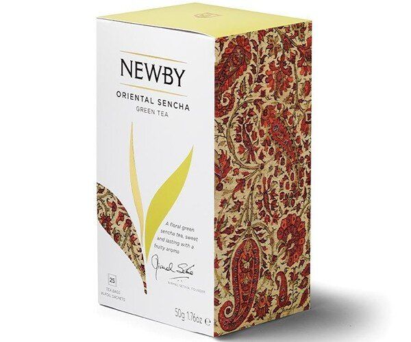 Картинка Зеленый чай Newby Восточная Сенча в пакетиках 25 шт (310170)
