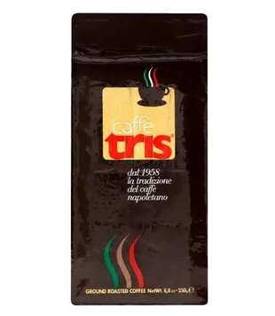 Зображення Кава Barbera Tris 100% robusta мелена 250 г