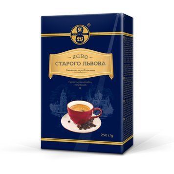 Картинка Молотый кофе Старого Львова Импрезова 250 г