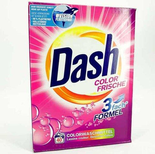 Порошок для стирки цветных вещей Dash Color Frische, 40 стирок 2,6 кг