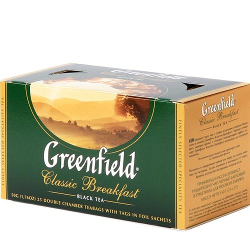Зображення Чай Greenfield Classic Breakfast 25 пакетиків