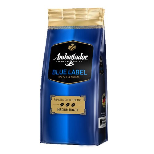 Картинка Кофе в зернах Ambassador Blue Label 250 г