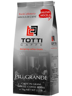 Зображення Кава в зернах Totti Piu Grande 1 кг (ящик 10кг)