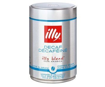 Картинка Кофе в зернах ILLY Decoffeinate, без кофеина 250 г ж/б