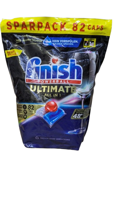 Капсули для посудомийної машини Finish Ultimate all in one 82 шт