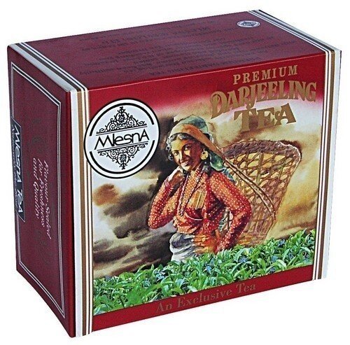 Картинка Черный чай Дарджилинг F.B.O.P.1 в пакетиках и конвертах Млесна картонная коробка 100 г
