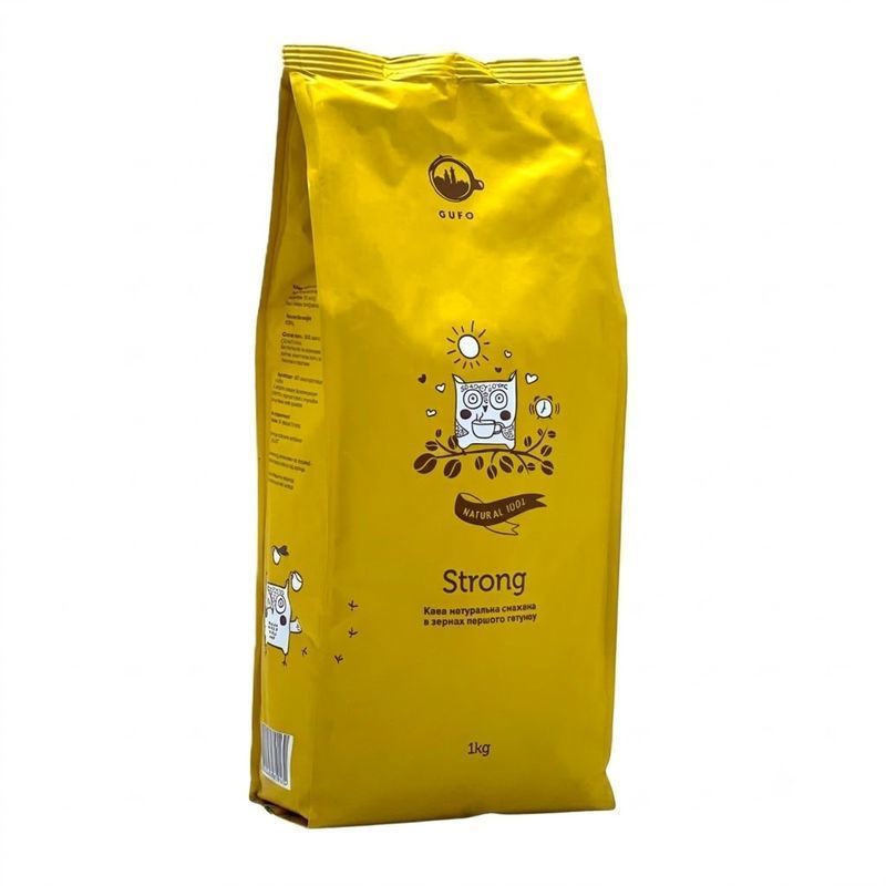 Картинка Кофе в зернах Gufo Strong 1 кг