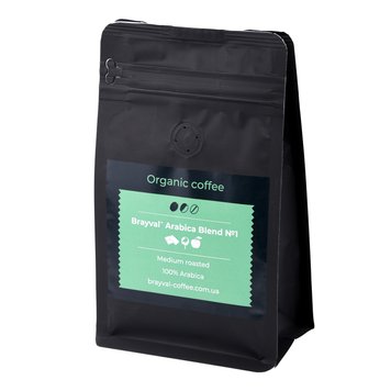 Зображення Кава в зернах Brayval 100% Arabica blend №1, 200 г