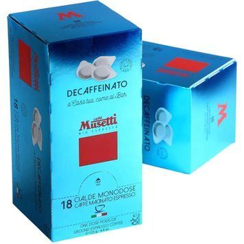 Картинка Кофе в чалдах Caffe Musetti Decaffeinated (без кофеина) 18 шт