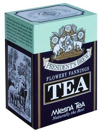 Картинка Черный чай Президент Брю Млесна картонная коробка 500 г