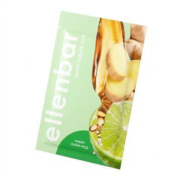 Картинка Чай концентрат Ellenbar Имбирь-лайм-мед саше 50 г