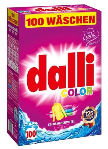 Порошок для стирки цветных вещей Dalli Color, 100 стирок 6,5 кг