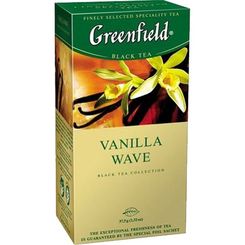 Зображення Чай Greenfield Vanilla Wave 25 пакетиків