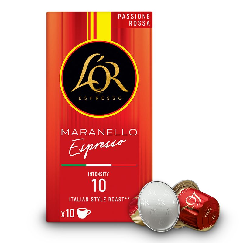 Картинка Кофе в капсулах L’OR Passione Rossa Espresso Maranello 10 шт