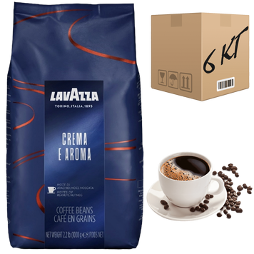 Зображення Кава в зернах Lavazza Espresso Crema e Aroma 1 кг(ящик 6кг)