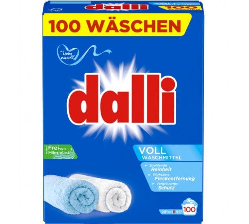 Порошок для стирки, универсальный Dalli Vollwaschmittel 100 стирок, 6 кг