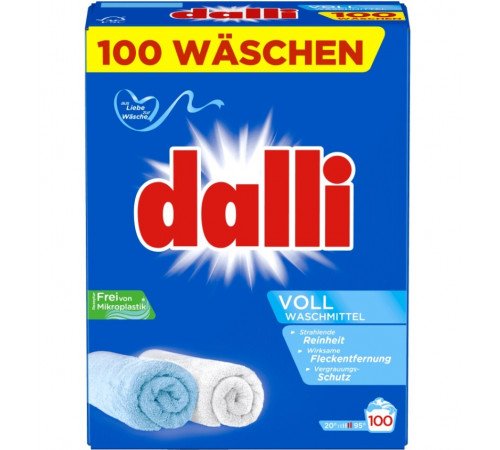 Порошок для прання, універсальний Dalli Vollwaschmittel 100прань, 6 кг