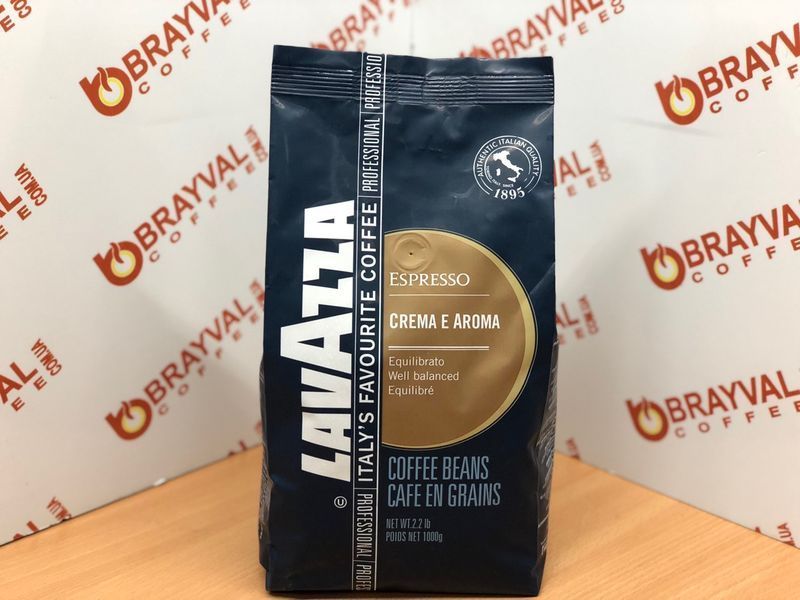 Картинка Кофе в зернах Lavazza Espresso Crema e Aroma 1 кг, оригинал (ящик 6кг)
