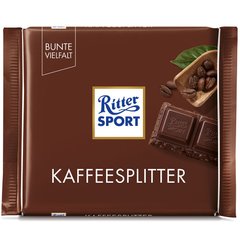 Картинка Черный шоколад Ritter Sport Кофе 100 г