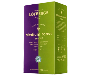 Картинка Кава мелена Lofbergs Medium Roast in Cup 500 г