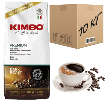 Зображення Кава Kimbo Premium в зернах 1кг (ящик 10кг)