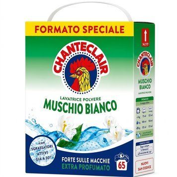 Порошок для стирки Chanteclair Muschio Bianco универсальный, 65 стирок, 2,925 кг
