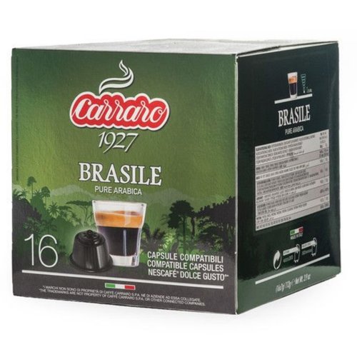 Картинка Кофе в капсулах Dolce Gusto Carraro Brasile 16шт