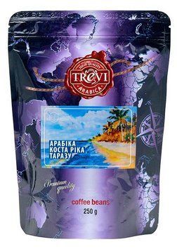 Картинка Кофе в зёрнах Trevi Арабика Коста Рика Тарразу 250 г
