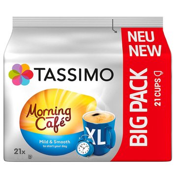 Картинка Кава в капсулах Tassimo Morning Cafe Mild & Smooth XL 21 шт