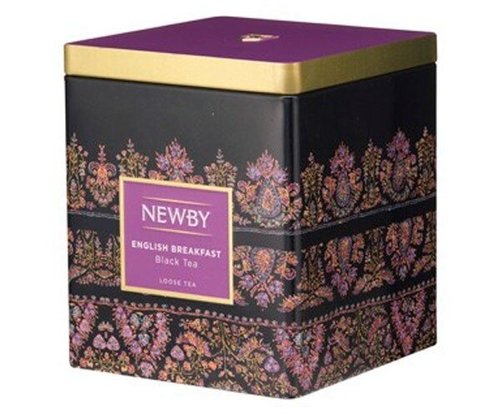 Картинка Черный чай Newby Английский завтрак ж/б 125 г (130050А)