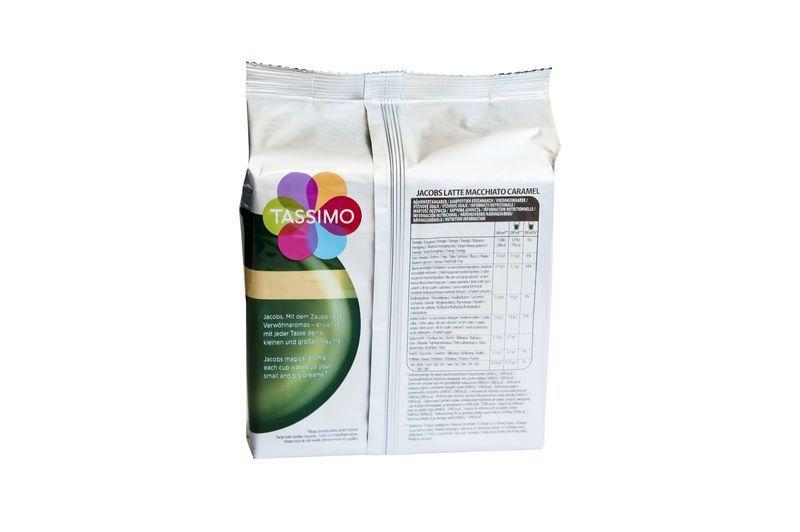 Зображення Кава в капсулах Jacobs Tassimo Latte Macchiato Caramel 8шт (ящик 5шт)