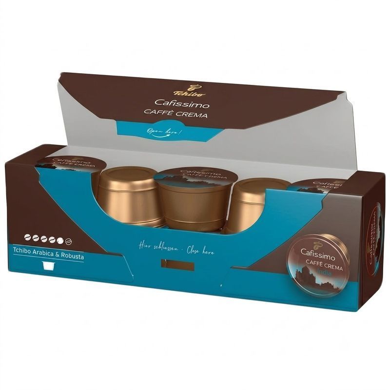 Зображення Кава в капсулах Tchibo Cafissimo Caffe Crema India 10 шт