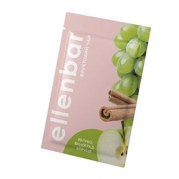 Картинка Чай концентрат Ellenbar Яблоко-виноград-корица саше 50 г