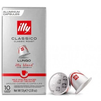 Картинка Кофе в капсулах Nespresso ILLY LUNGO Classico 10шт