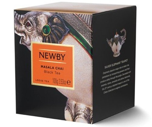 Зображення Чорний чай Newby Масала 100 г картон (221450)