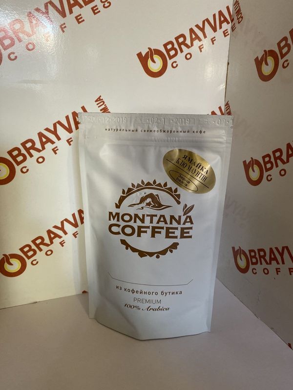 Картинка Кофе в зернах Montana Coffee Ямайка Блю Маунтин 100 г
