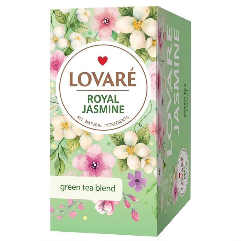 Картинка Чай зеленый Lovare Royal Jasmine 24х1.5 г