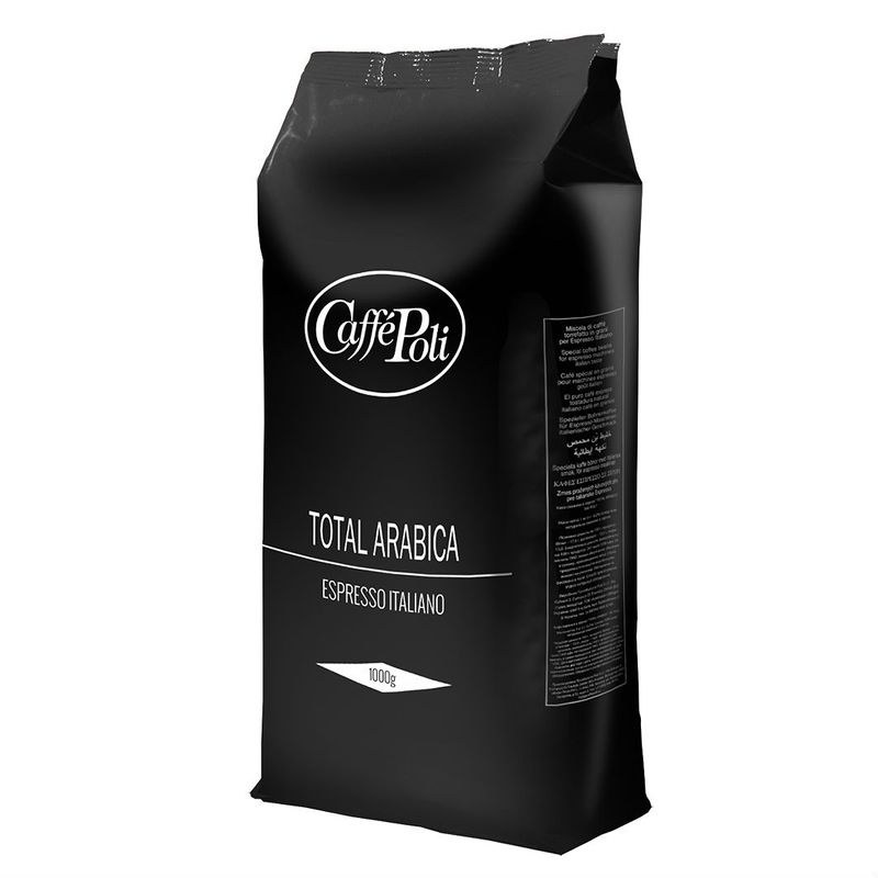 Картинка Кофе в зернах Caffe Poli TOTAL ARABICA 1 кг