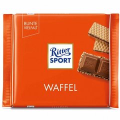 Картинка Молочный шоколад Ritter Sport Вафли 100 г