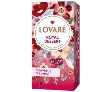 Зображення Чай квітковий Lovare Royal dessert 24 шт