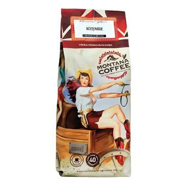 Картинка Кофе молотый Montana Coffee Колумбия без кофеина 150г