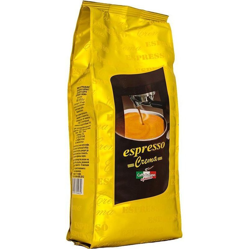 Зображення Кава в зернах "Віденська кава" Espresso Crema 1 кг (ящик 6кг)