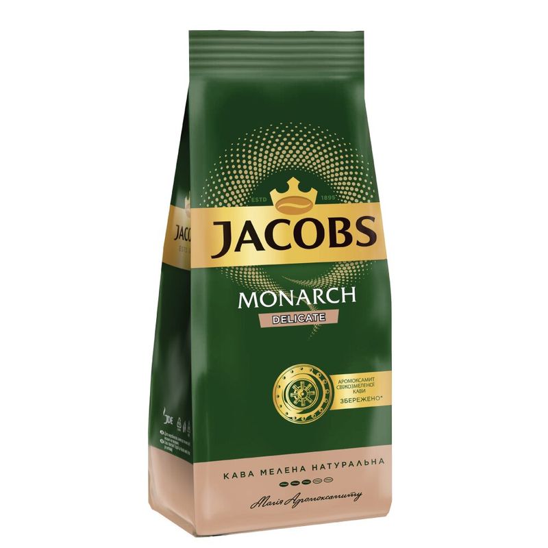 Зображення Кава мелена Jacobs Monarch Delicat 450 г