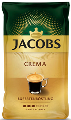 Картинка Кофе в зернах Jacobs Crema 500 г