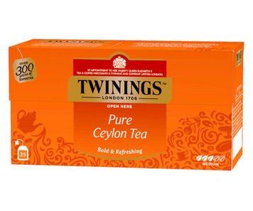 Зображення Чай Twinings чорний цейлонський 25 пакетиків