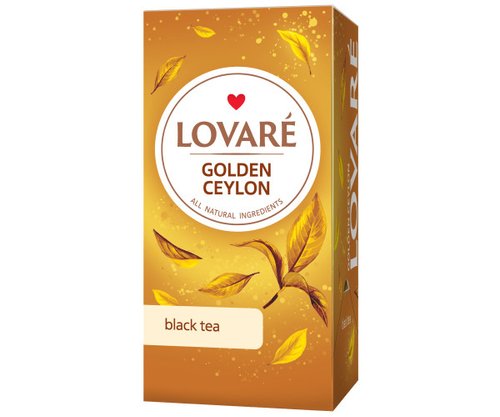Зображення Чай чорний Lovare Golden Ceylon 24 шт