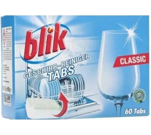 Таблетки для посудомоечной машины Blik Classic, 60 капсул, 780 г